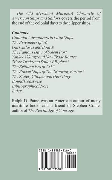 Produktbild: The Old Merchant Marine