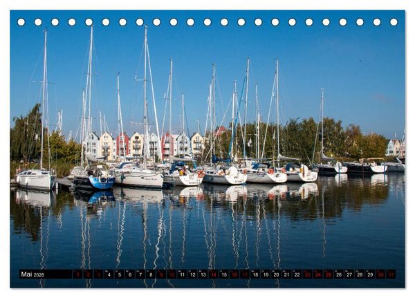 Produktbild: Hansestadt Greifswald (Tischkalender 2026 DIN A5 quer), CALVENDO Monatskalender