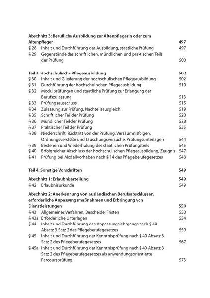 Produktbild: Pflegeberufegesetz und Ausbildungs- und Pr&uuml;fungsverordnung