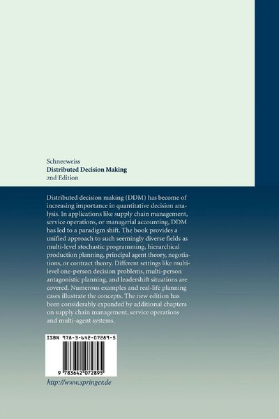 Produktbild: Distributed Decision Making