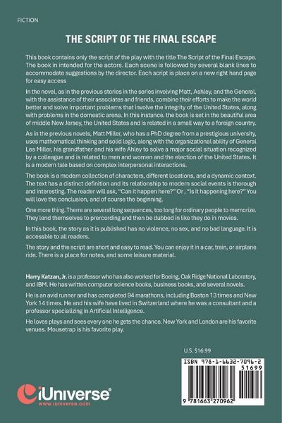 Produktbild: The Script of The Final Escape In Three Acts