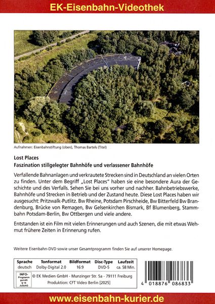 Produktbild: Lost Places - Faszination stillgelegter Strecken und Bahnh&ouml;fe
