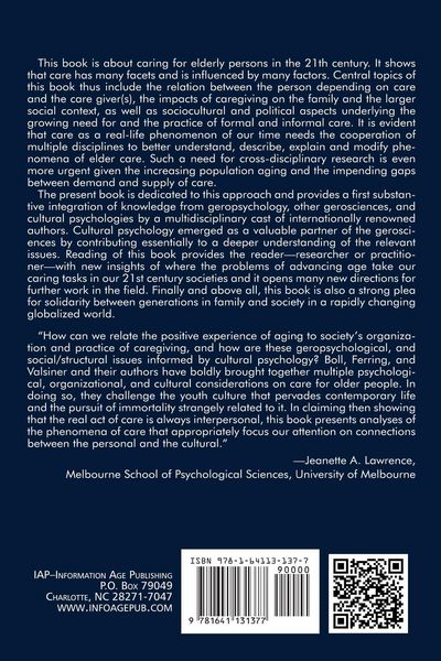 Produktbild: Cultures of Care in Aging