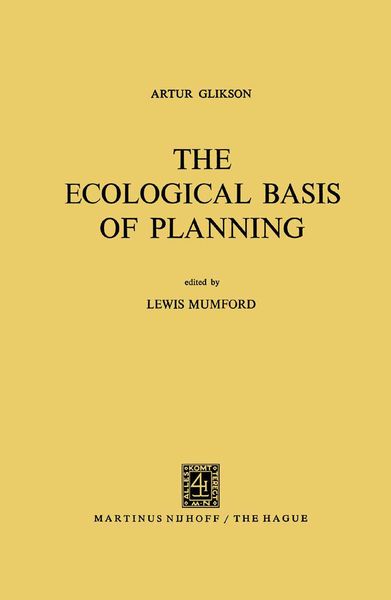 Produktbild: The Ecological Basis of Planning