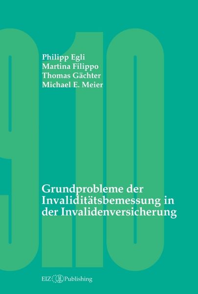 Produktbild: Grundprobleme der Invalidit&auml;tsbemessung in der Invalidenversicherung