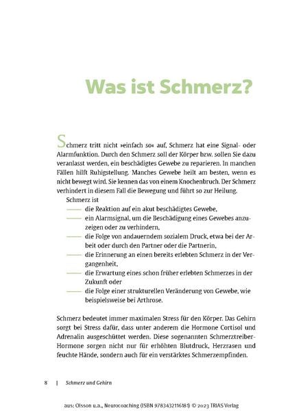 Produktbild: Neurocoaching - Wie der K&ouml;rper den Schmerz vergisst