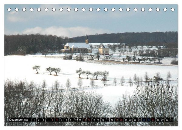 Produktbild: Das westliche Saarland klein aber fein (Tischkalender 2026 DIN A5 quer), CALVENDO Monatskalender