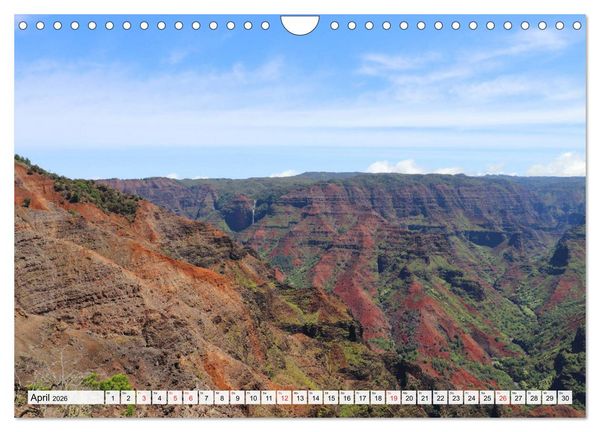 Produktbild: Hawaii the Aloha State (Wandkalender 2026 DIN A4 quer), CALVENDO Monatskalender