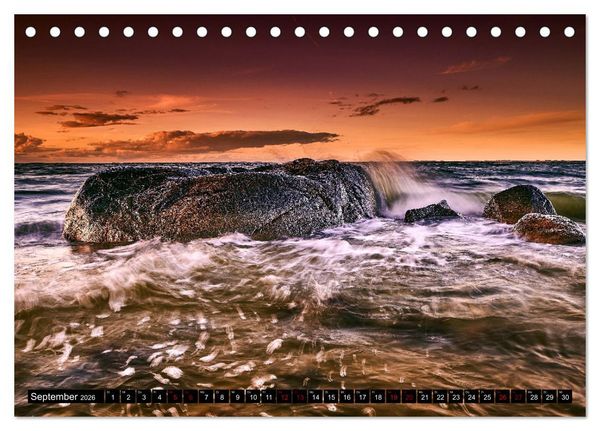 Produktbild: Ostseesteine (Tischkalender 2026 DIN A5 quer), CALVENDO Monatskalender