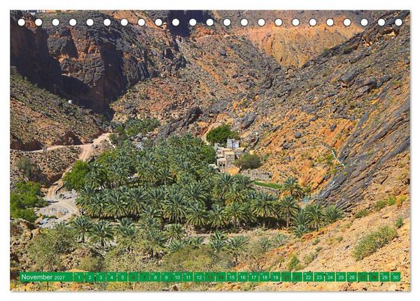 Produktbild: Unterwegs im Weihrauchland Oman (Tischkalender 2027 DIN A5 quer), CALVENDO Monatskalender
