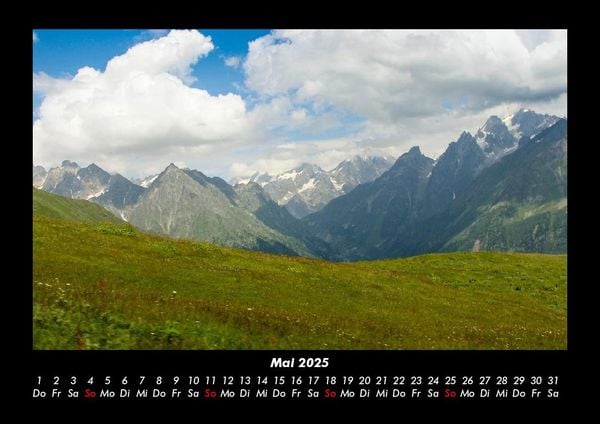 Produktbild: Bergige Welten 2025 Fotokalender DIN A3