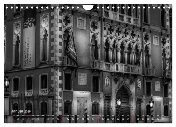 Produktbild: Venedig - Licht und Schatten (Wandkalender 2026 DIN A4 quer), CALVENDO Monatskalender