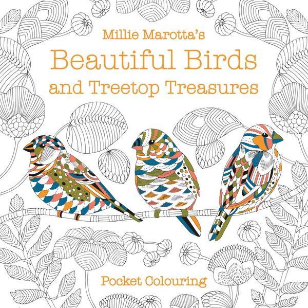 Produktbild: Millie Marotta's Beautiful Birds and Treetop Treasures Pocket Colouring