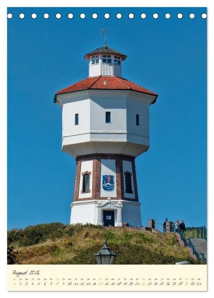 Produktbild: Norddeutsche Leuchtt&uuml;rme - maritime Wegweiser (Tischkalender 2026 DIN A5 hoch), CALVENDO Monatskalender