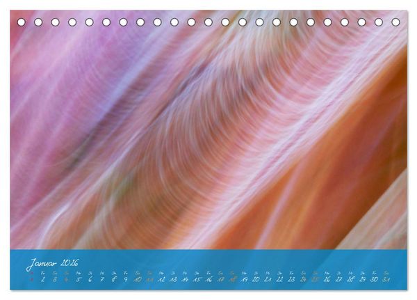 Produktbild: Natur abstrakt Farben und Strukturen (Tischkalender 2026 DIN A5 quer), CALVENDO Monatskalender