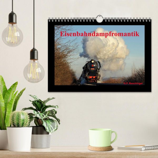 Produktbild: Eisenbahndampfromantik (Wandkalender 2026 DIN A4 quer), CALVENDO Monatskalender