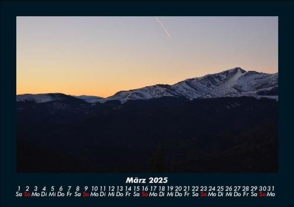 Produktbild: Bergige Welten 2025 Fotokalender DIN A5