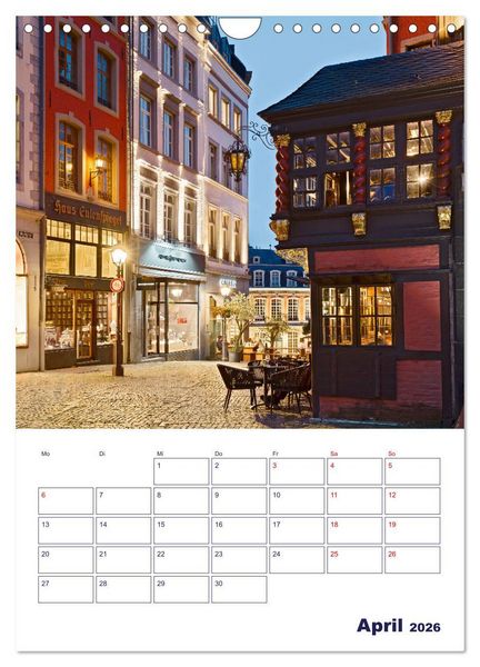Produktbild: Zauberhaftes Aachen (Wandkalender 2026 DIN A4 hoch), CALVENDO Monatskalender