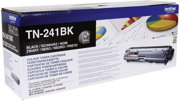 Produktbild: Brother Toner TN-241BK Original Schwarz 2500 Seiten TN241BK