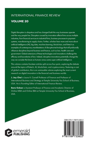 Produktbild: Disruptive Innovation in Business and Finance in the Digital World