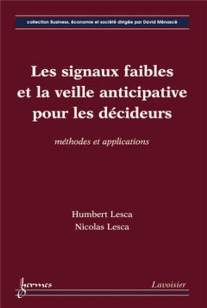 Produktbild: Les signaux faibles et la veille anticipative pour les d&eacute;cideurs