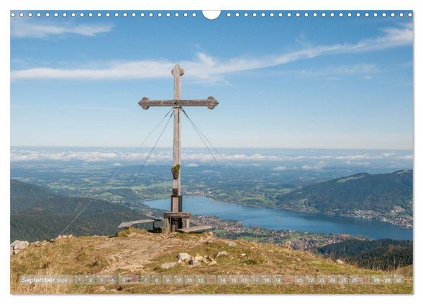 Produktbild: Gipfelkreuze auf bayerischen Bergen (Wandkalender 2026 DIN A3 quer), CALVENDO Monatskalender