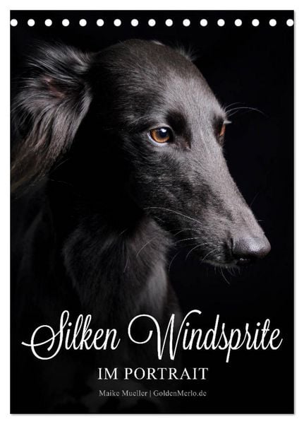 Produktbild: Silken Windsprite im Portrait (Tischkalender 2026 DIN A5 hoch), CALVENDO Monatskalender