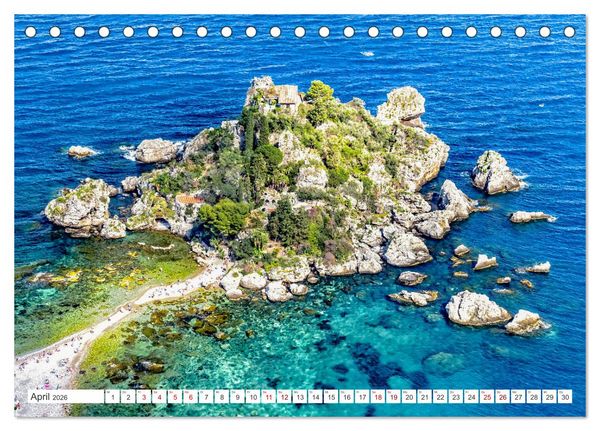 Produktbild: Italien - Inselparadiese von Capri bis Alicudi (Tischkalender 2026 DIN A5 quer), CALVENDO Monatskalender