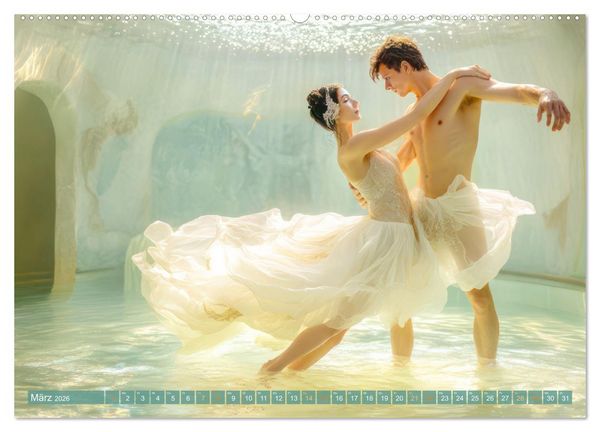 Produktbild: Opulente Unterwasserromanzen (hochwertiger Premium Wandkalender 2026 DIN A2 quer), Kunstdruck in Hochglanz