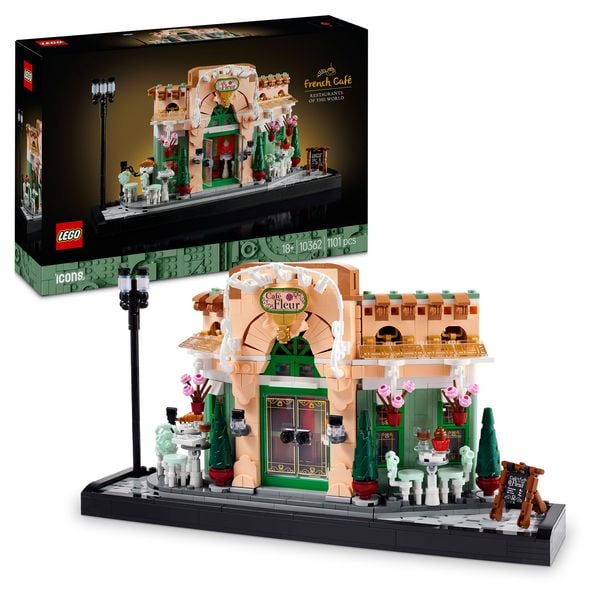 LEGO Icons Französisches Café - Architektur Bauset für Erwachsene 10362