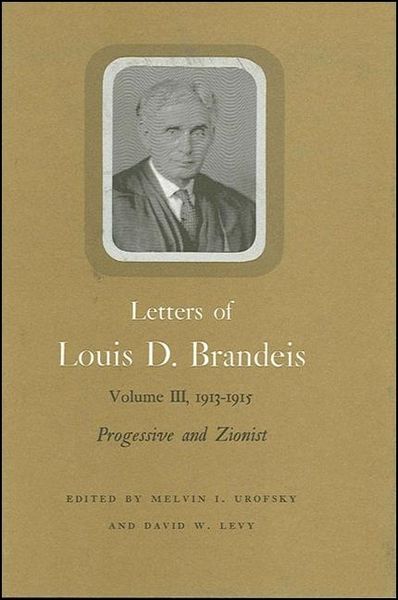 Produktbild: Letters of Louis D. Brandeis: Volume III, 1913-1915