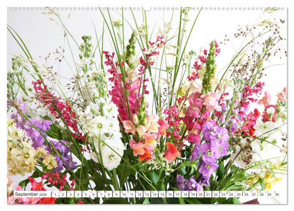 Produktbild: Blumenlust (hochwertiger Premium Wandkalender 2026 DIN A2 quer), Kunstdruck in Hochglanz