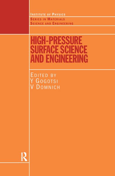 Produktbild: High Pressure Surface Science and Engineering