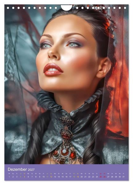 Produktbild: Sinnliche Vampirfrauen - Gef&auml;hrlich verf&uuml;hrerisch (Wandkalender 2027 DIN A4 hoch), CALVENDO Monatskalender
