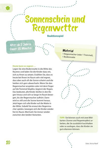 Produktbild: Das Krippen-Jahreszeitenbuch: Bewegungsspiele & Mitmachideen