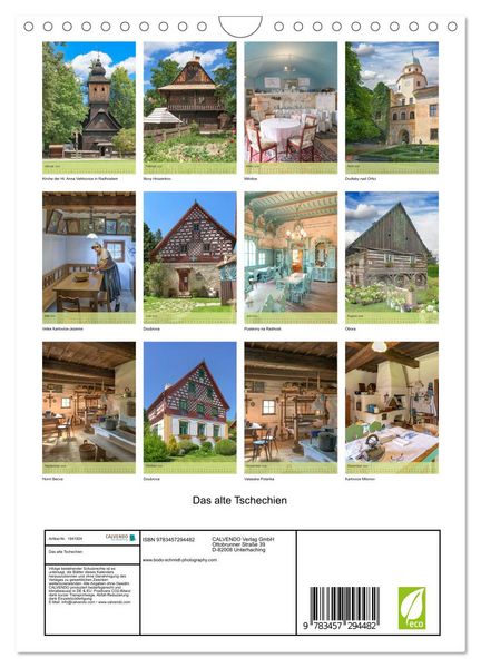 Produktbild: Das alte Tschechien (Wandkalender 2026 DIN A4 hoch), CALVENDO Monatskalender