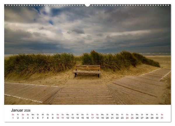 Produktbild: Langeoog &ndash; Ein Herbst auf der Insel des Lebens (Wandkalender 2026 DIN A2 quer), CALVENDO Monatskalender