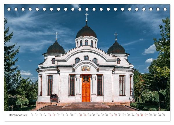 Produktbild: Republik Moldawien - Das s&uuml;dosteurop&auml;ische Kleinod (Tischkalender 2026 DIN A5 quer), CALVENDO Monatskalender