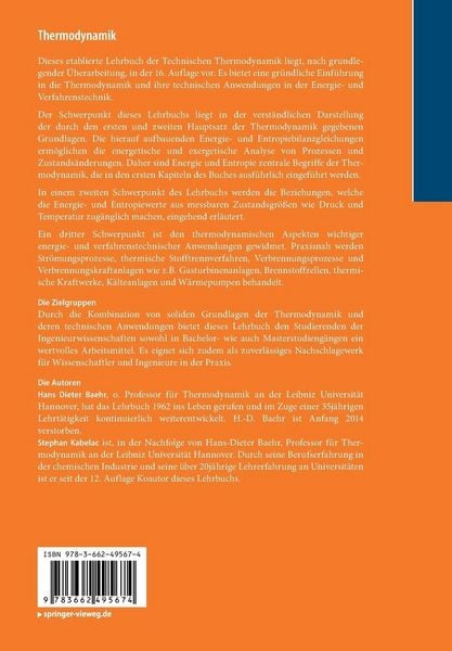 Produktbild: Thermodynamik