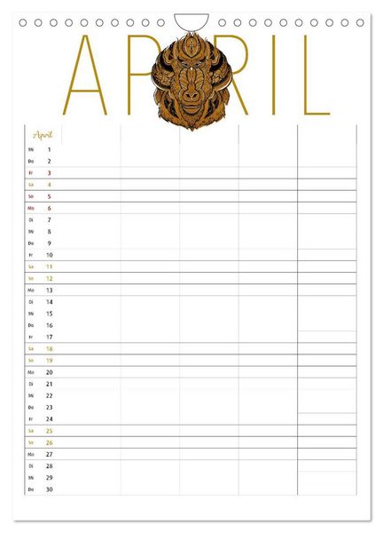 Produktbild: Fantastica Familienkalender miomanda (Wandkalender 2026 DIN A4 hoch), CALVENDO Monatskalender