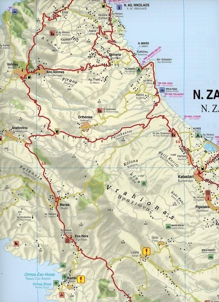 Produktbild: freytag & berndt Stra&szlig;enkarte Zakinthos 1:50.000