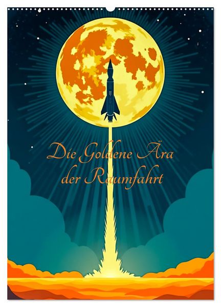 Produktbild: Die Goldene &Auml;ra der Raumfahrt (Wandkalender 2027 DIN A2 hoch), CALVENDO Monatskalender