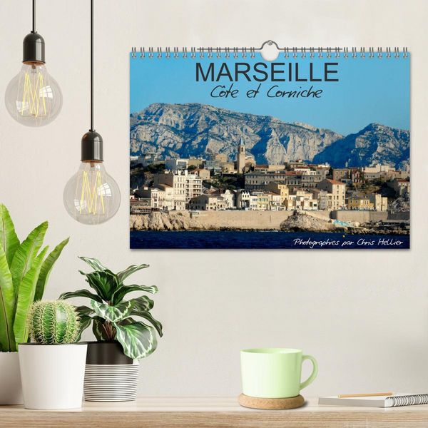 Produktbild: Marseille C&ocirc;te et Corniche (Calendrier mural 2026 DIN A4 vertical), CALVENDO calendrier mensuel
