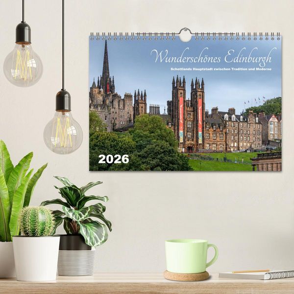 Produktbild: Wundersch&ouml;nes Edinburgh (Wandkalender 2026 DIN A4 quer), CALVENDO Monatskalender