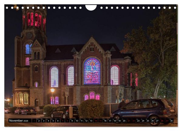 Produktbild: Essen bei Nacht (Wandkalender 2026 DIN A4 quer), CALVENDO Monatskalender