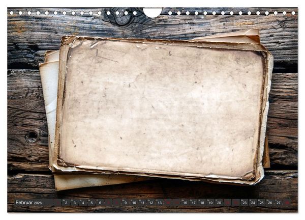 Produktbild: DIY Vintage Momente (Wandkalender 2026 DIN A4 quer), CALVENDO Monatskalender