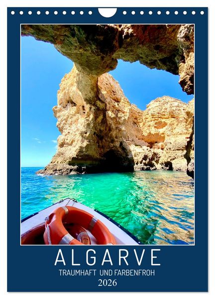 Produktbild: Algarve Traumhaft & farbenfroh (Wandkalender 2026 DIN A4 hoch), CALVENDO Monatskalender