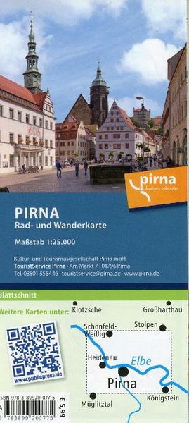 Produktbild: Rad- und Wanderkarte Pirna, Pillnitz