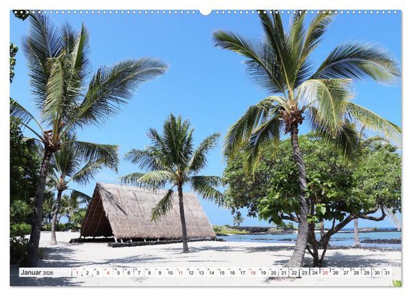 Produktbild: Hawaii the Aloha State (hochwertiger Premium Wandkalender 2026 DIN A2 quer), Kunstdruck in Hochglanz