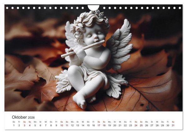 Produktbild: Niedliche Putten (Wandkalender 2026 DIN A4 quer), CALVENDO Monatskalender